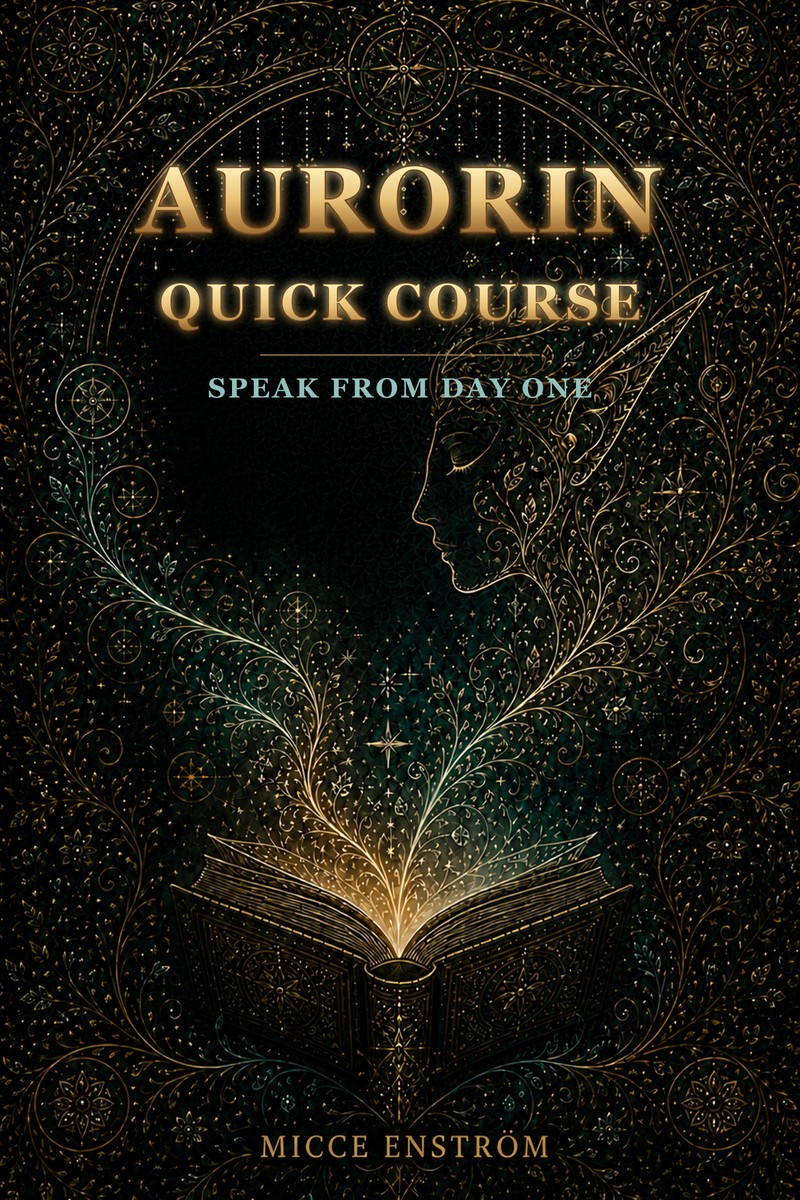 Omslaget till Aurorin – Quick Course: Speak from Day One av Micce Enström
